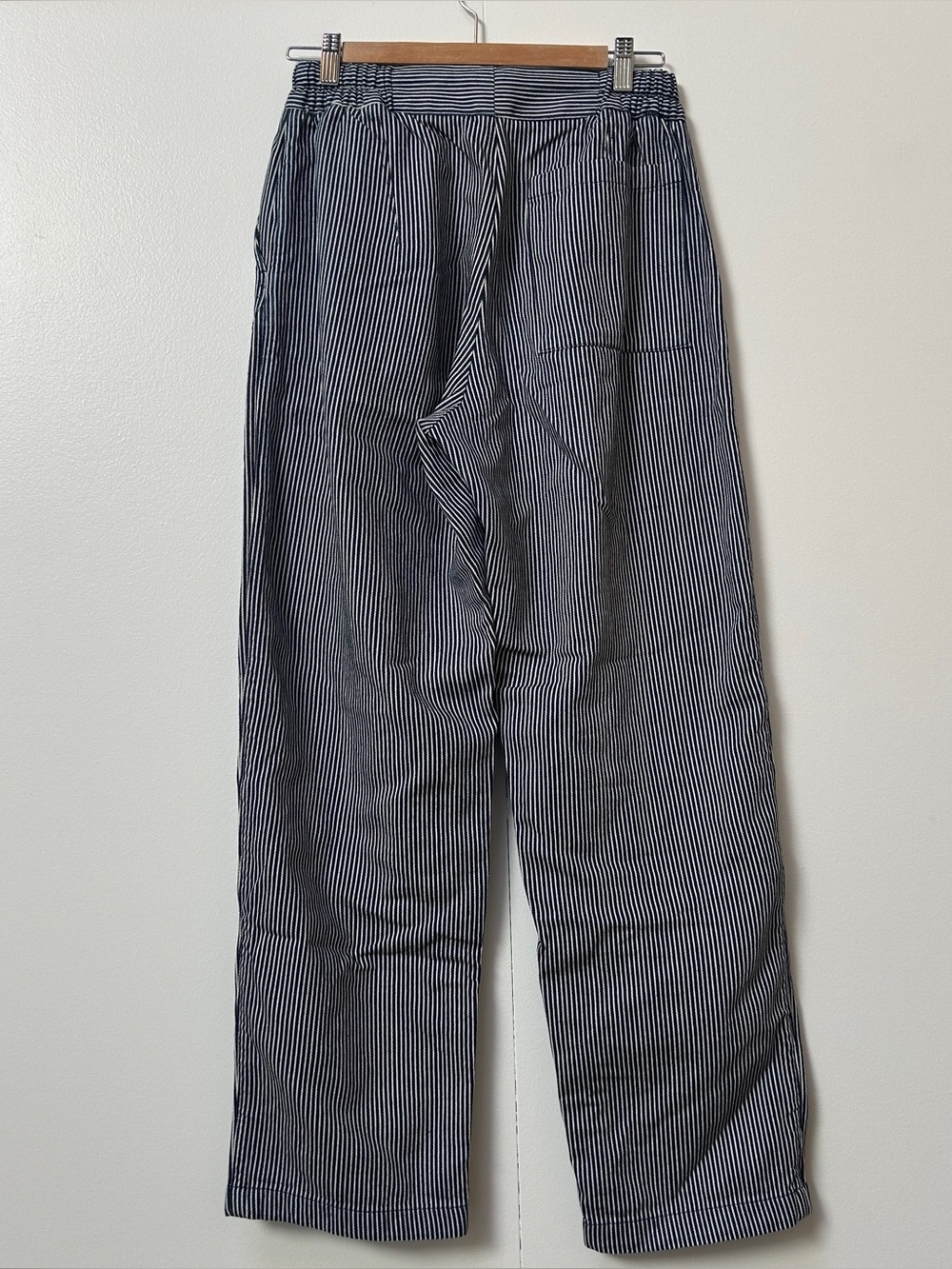 Kotn Baggy Railroad Striped Denim Pants - Picture 3 of 8